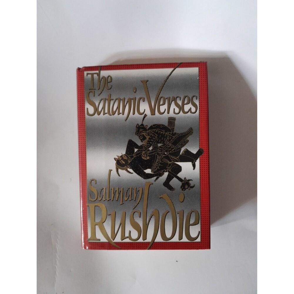 Hardcover Novel Satanic Verses by Salman Rushdie 1989